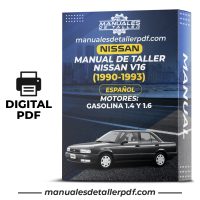 Manual De Taller Nissan V16 (1990-1993) Español | PDF